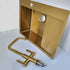 Quadron Russel 116 Gold, PVD Nano kitchen sink