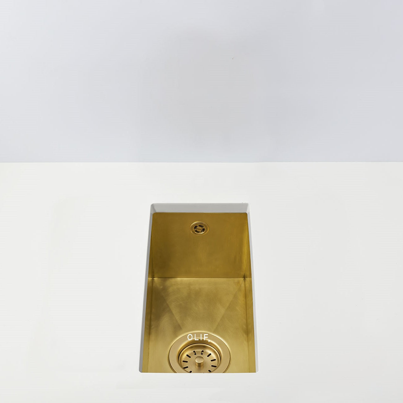 Solid Brass 180/400 kitchen sink, undermount or topmount