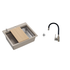 Quadron Kurt Pearl Beige inset kitchen workstation