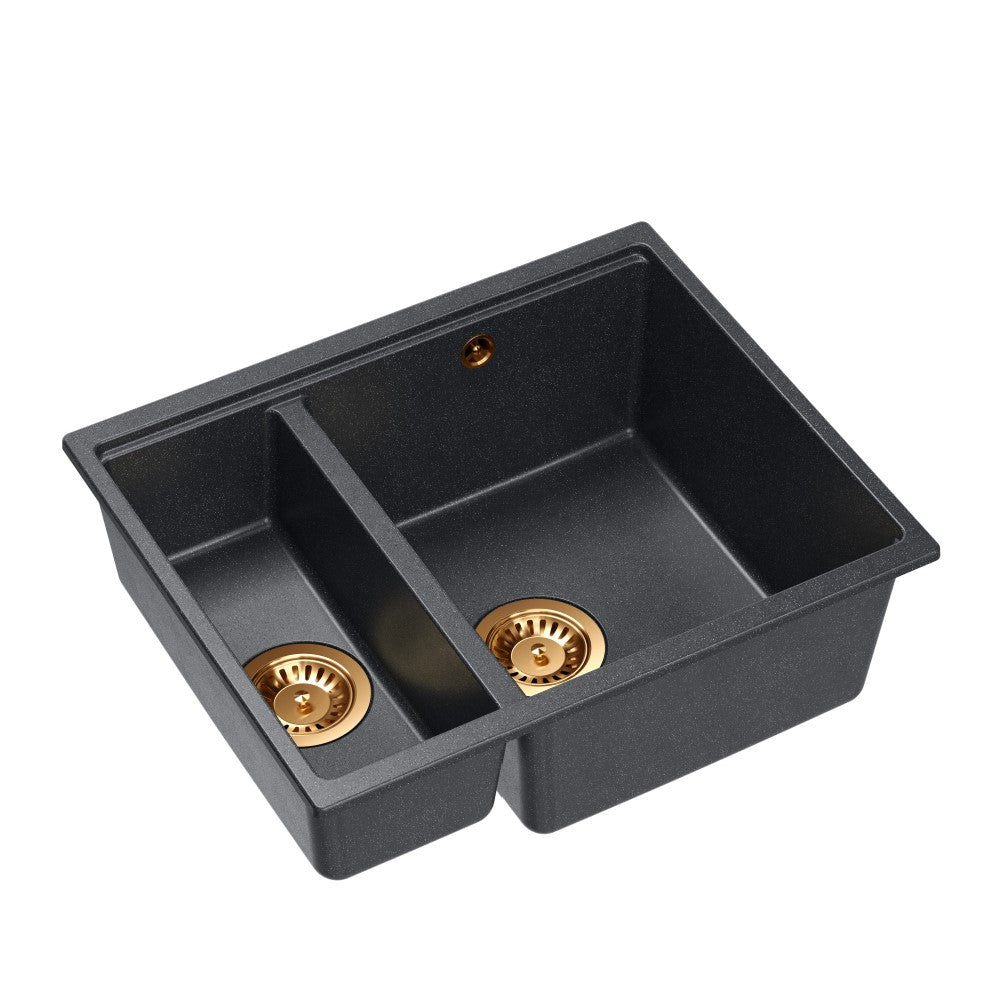 Quadron Logan 151 Black Diamond Mix & Match, topmount or undermount sink