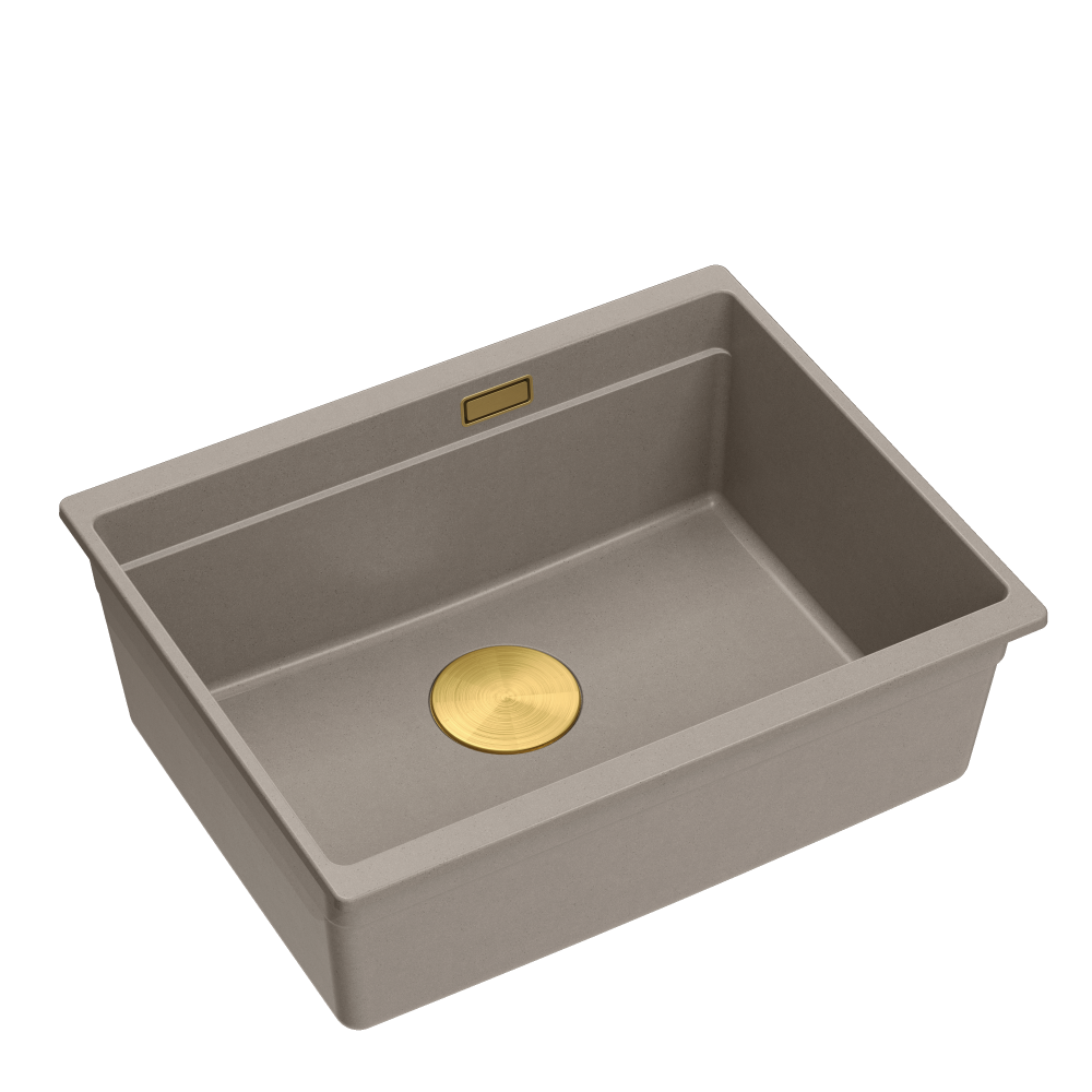 Quadron Logan 100 Soft Taupe Mix & Match undermount sink