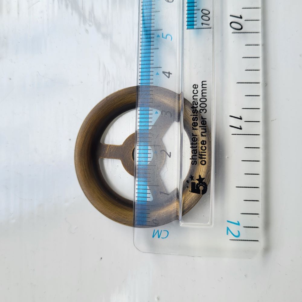 Crudo Kitchen Sink Overflow Patinated Brass