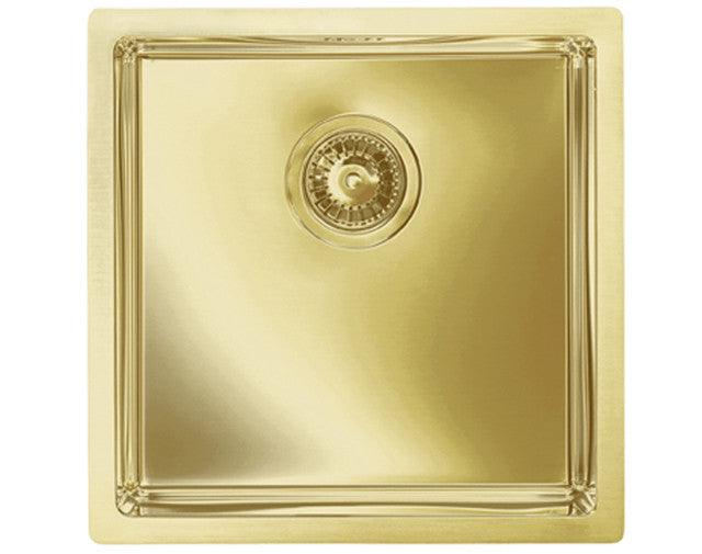 Alveus Monarch Quadrix 30 Gold, flush/slim/undermount sink - Olif