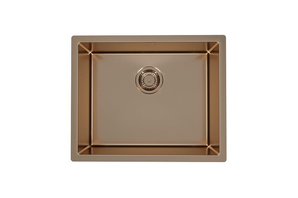 Alveus Monarch Quadrix 50 Copper, flush/slim/undermount sink - Olif