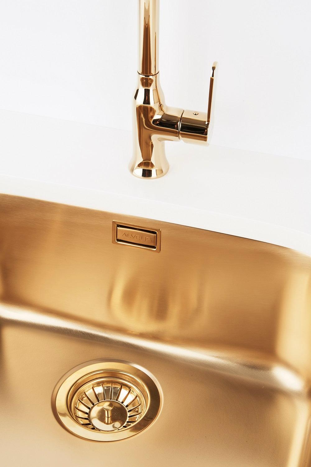 Alveus Monarch Variant 40 Gold under-mount sink - Olif