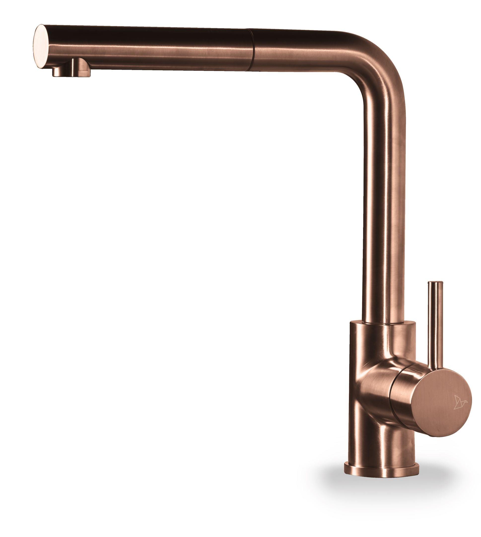 Artinox Athom Copper pull out kitchen tap - Olif