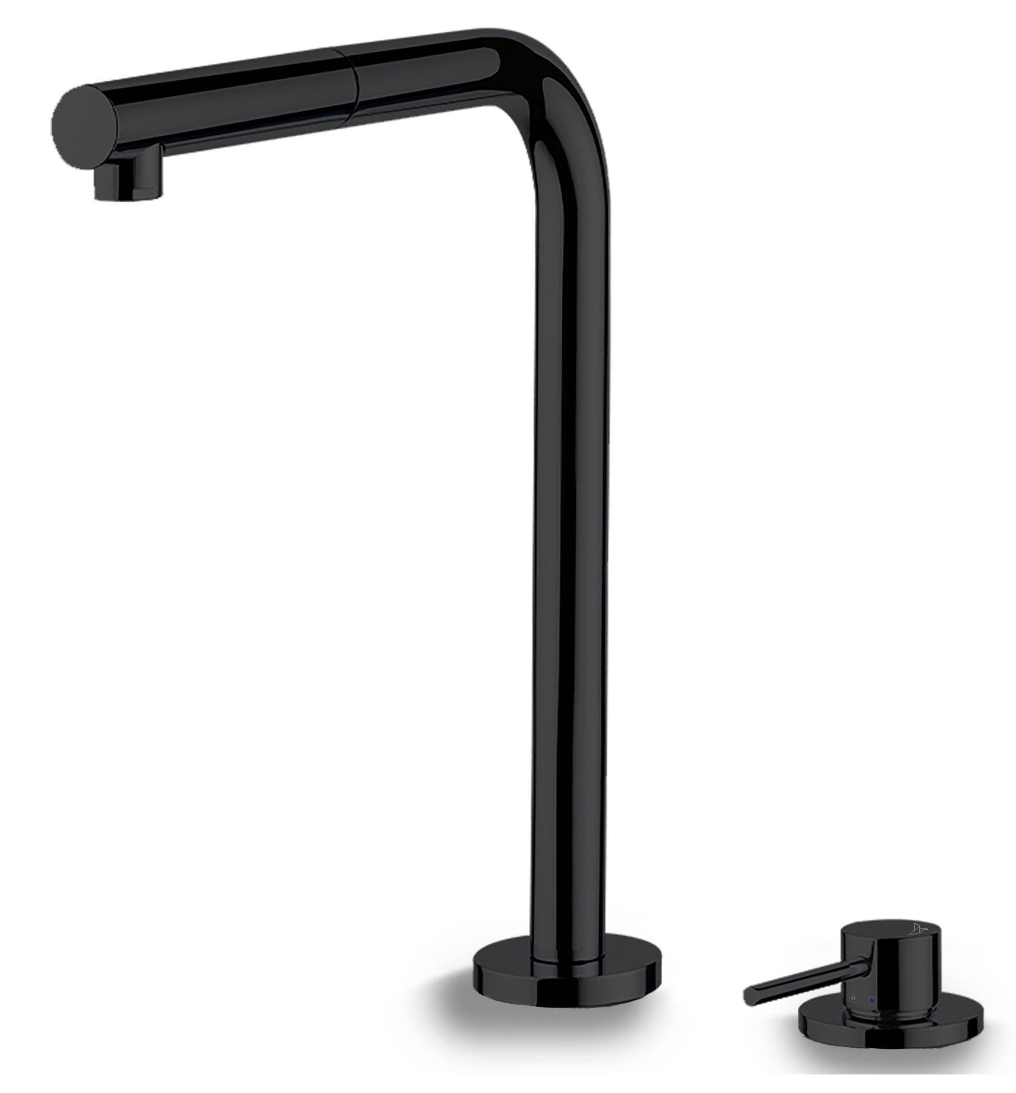 Artinox Ergo Matt Black kitchen tap - Olif