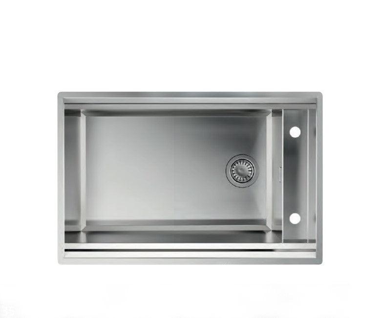 Artinox Layer BRL 74, top or undermount multi-level sink - Olif