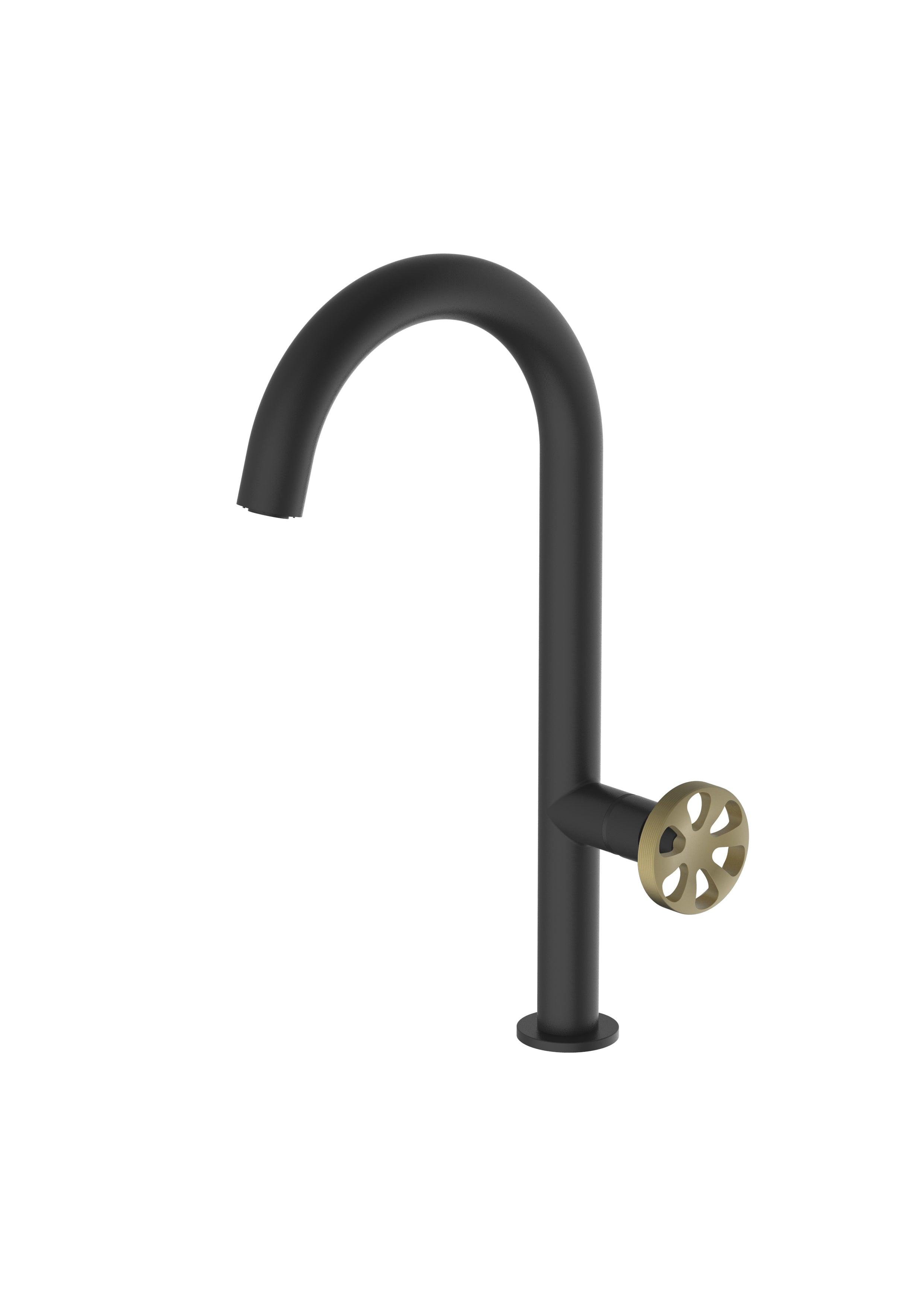 Forte Matte Black Mix & Match, kitchen mixer tap - Olif