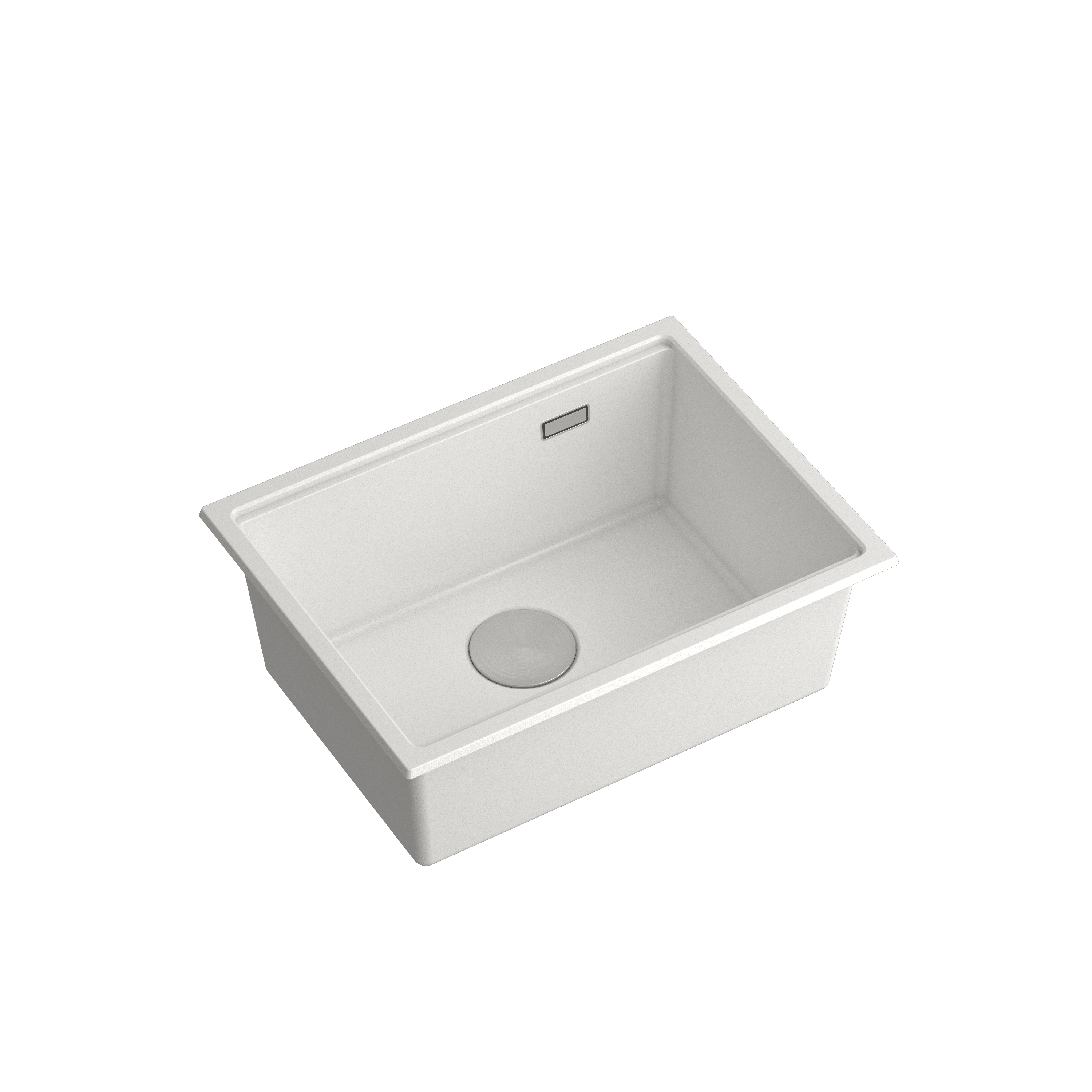 Quadron Logan 100 White, topmount or undermount sink - Olif