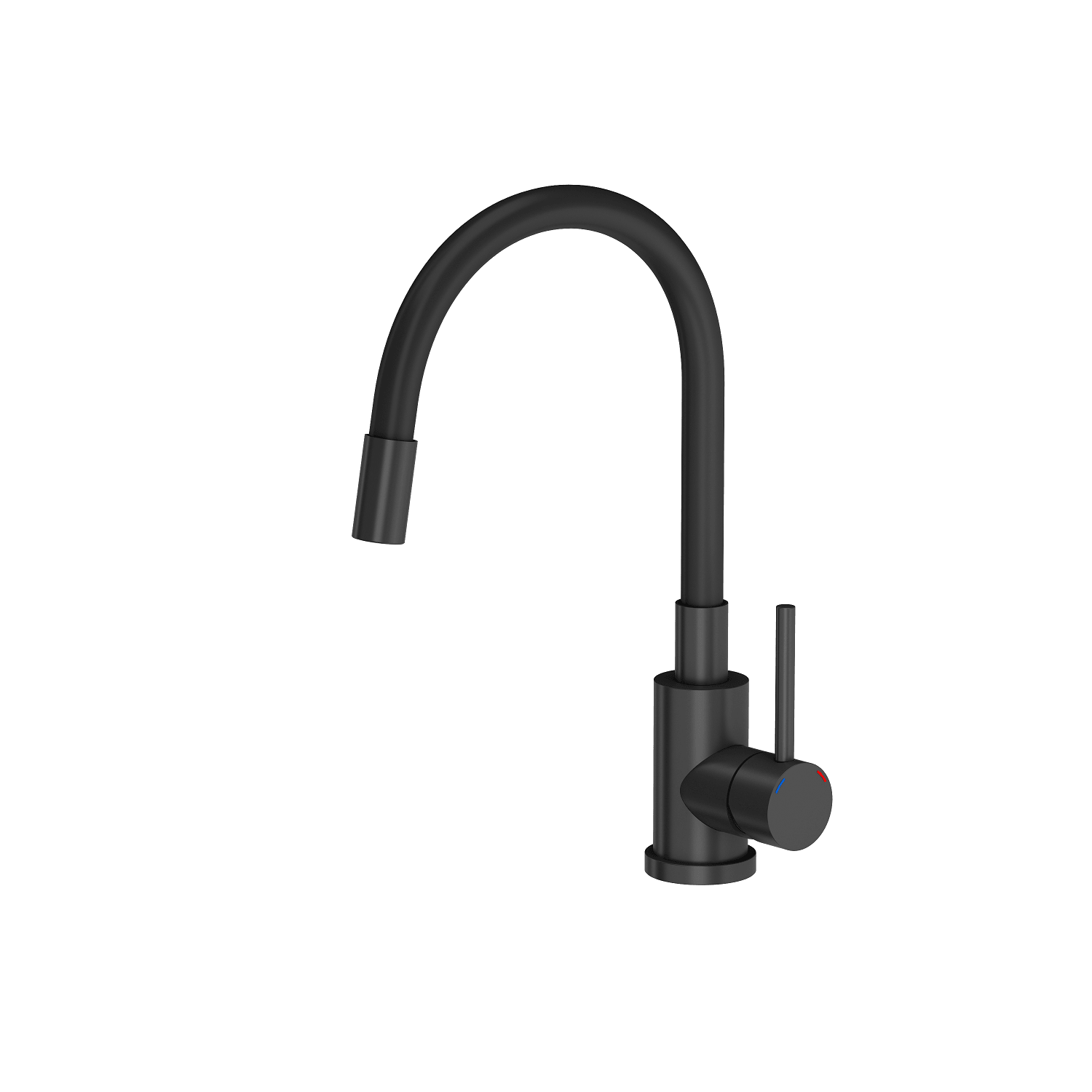 Quadron Maggie Stretch kitchen tap, Matte Black - Olif