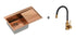 Quadron Russel 111 Copper, PVD Nano kitchen sink - Olif