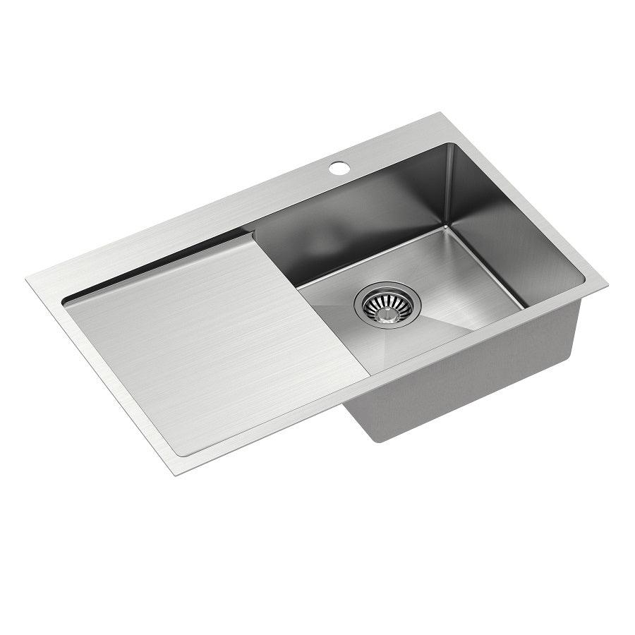 Quadron Russell 111 Brushed Steel, kitchen sink - Olif