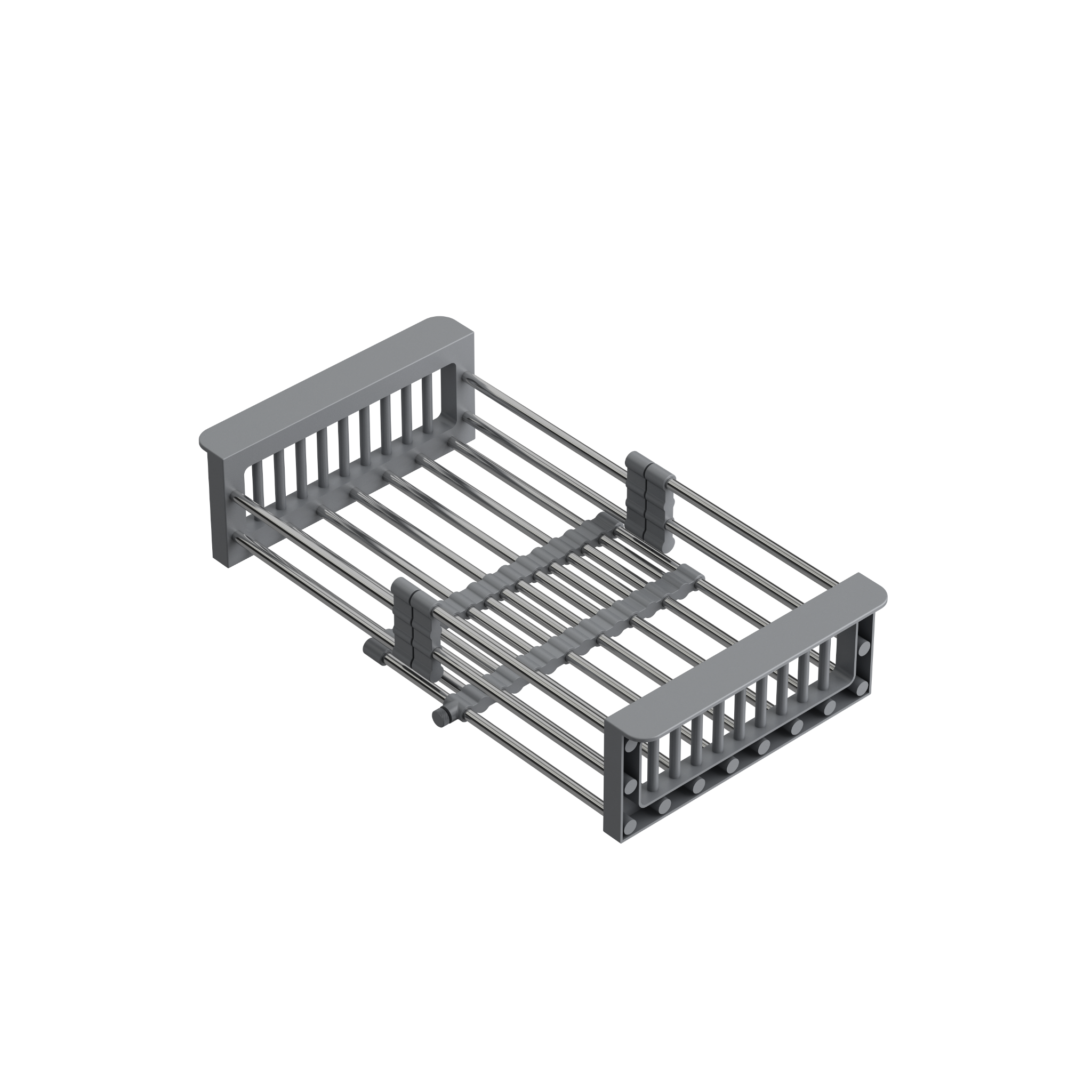 Quadron Extendable Basket Grey 30-44x22