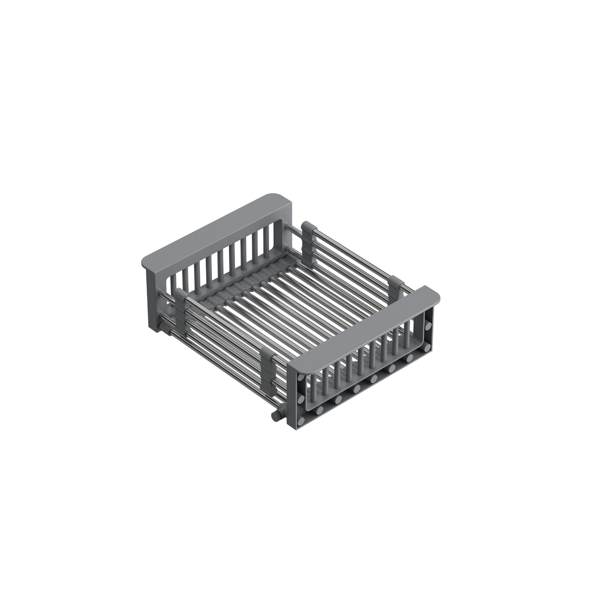 Quadron Extendable Basket Grey 30-44x22