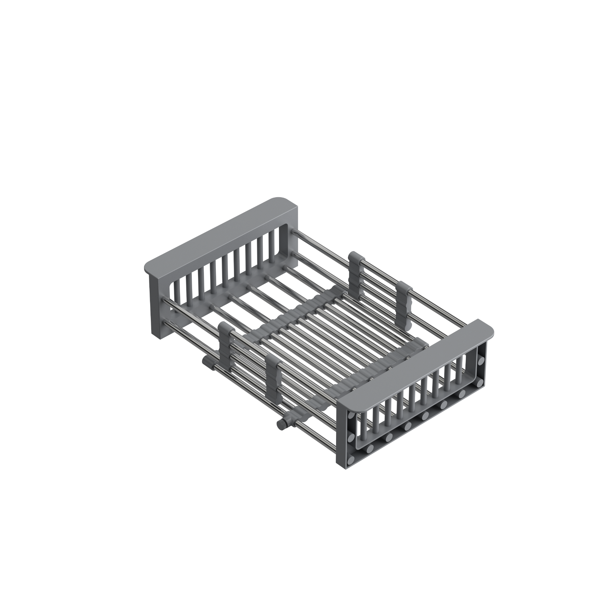 Quadron Extendable Basket Grey 30-44x22