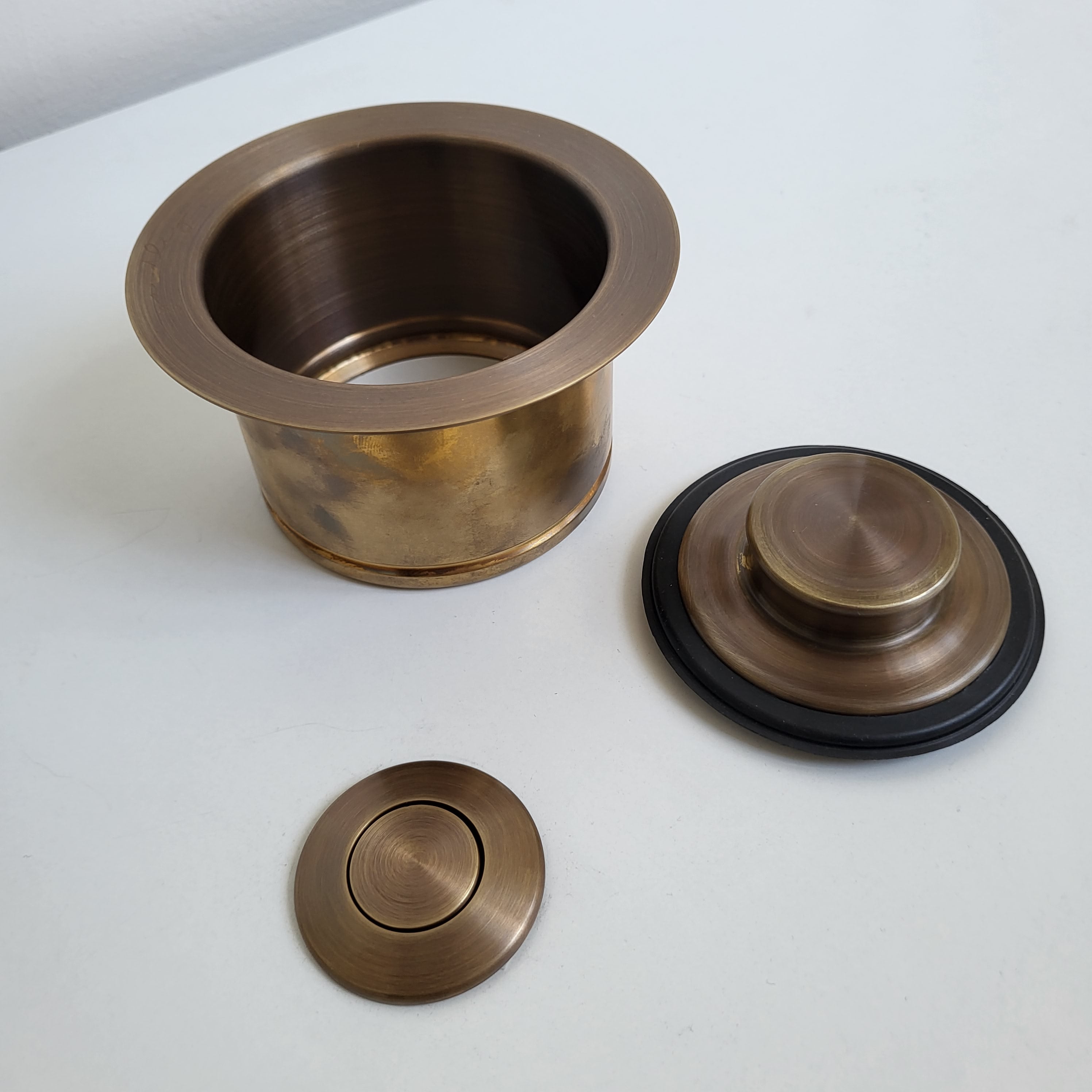 InSinkerator Evolution 250 Patinated Brass food waste disposer