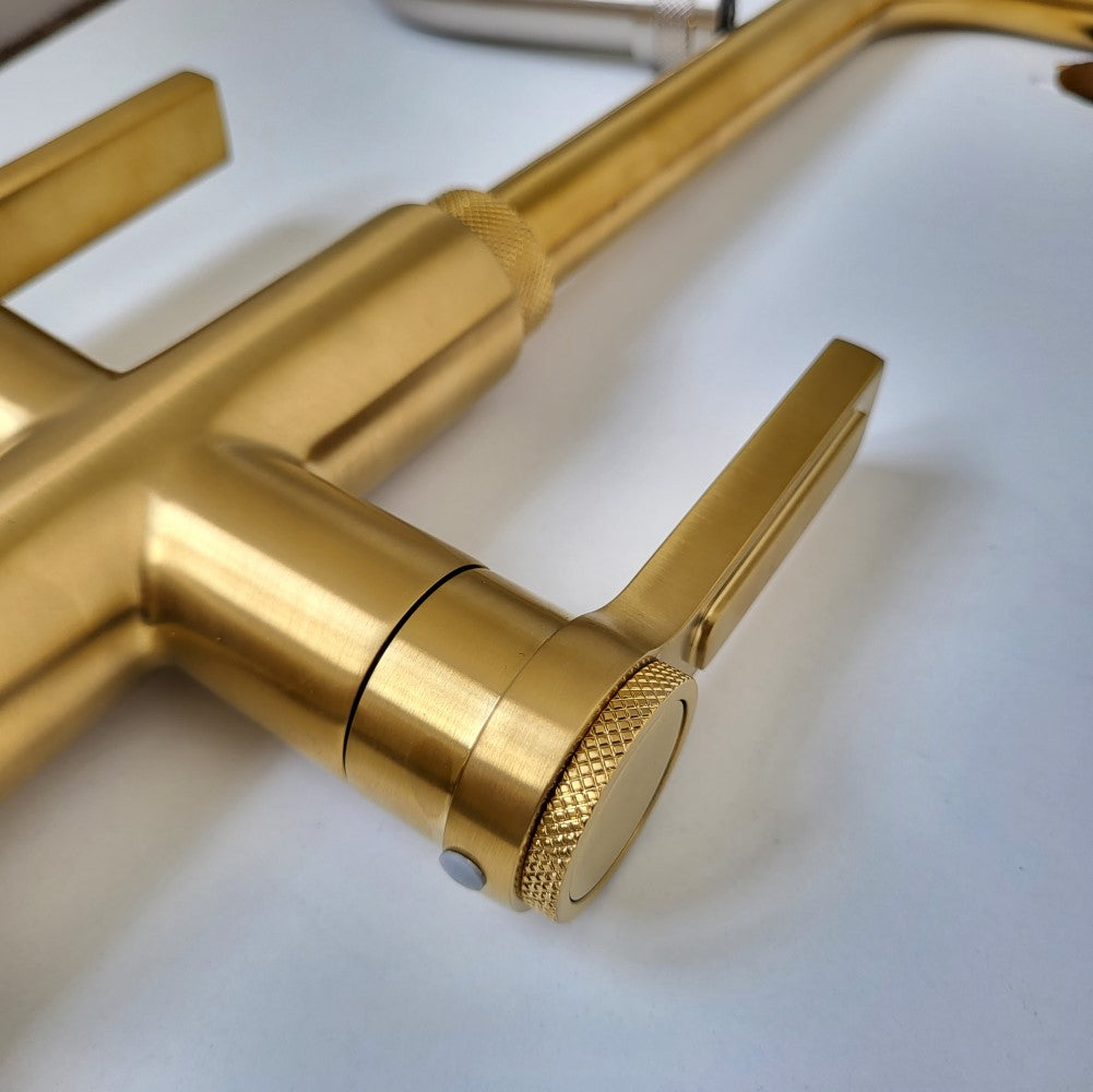 Olif Robusto 3n1 Instant Hot Water tap Gold, with boiler and filter