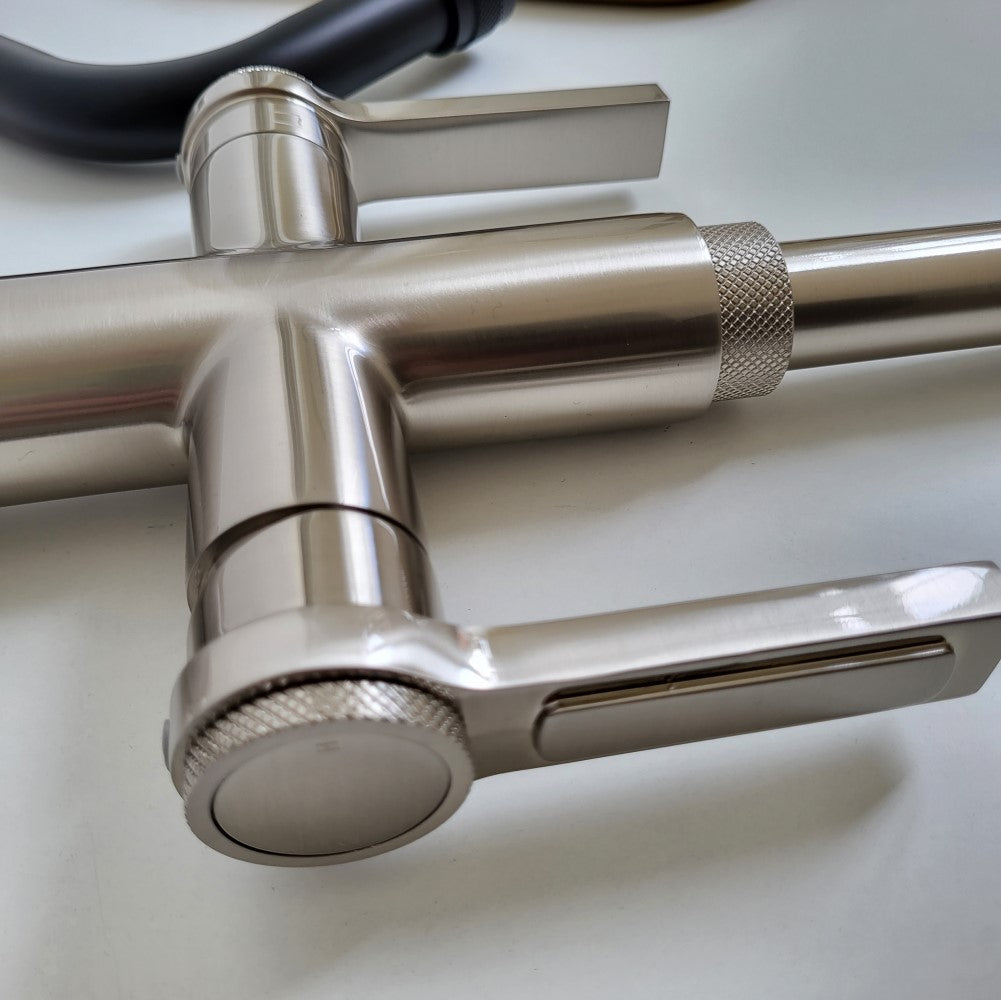 Olif Robusto 3n1 Instant Hot Water tap Brushed Nickel, with boiler
