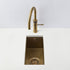 Olif Crudo 18 Patinated Brass kitchen sink, undermount or topmount
