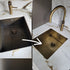 Patinated Brass sink polishing service