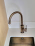Crudo Naomi Patinated Brass (LIVING) kitchen mixer tap