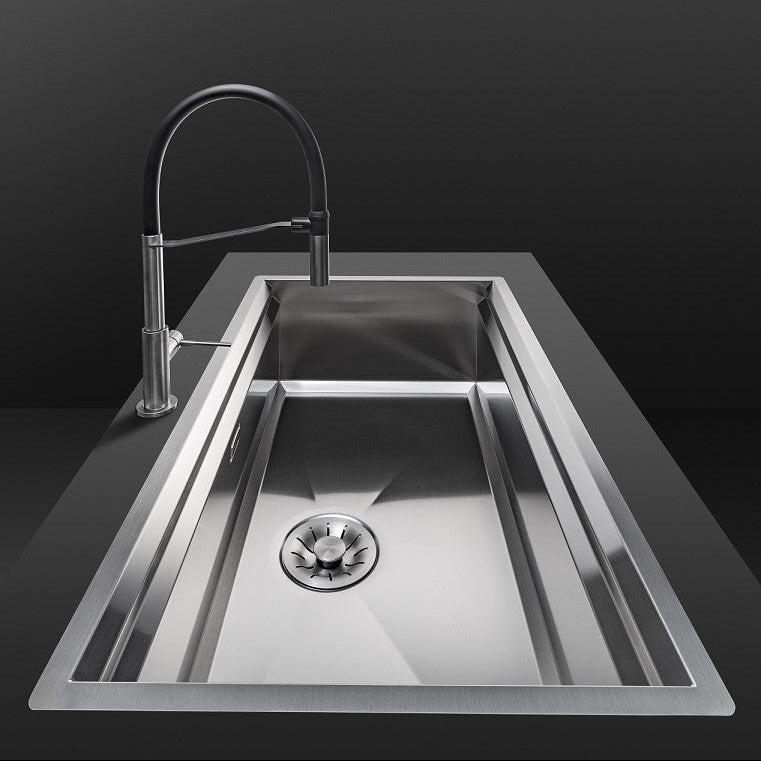 Artinox Layer SBR 81, top or undermount multi-level sink