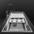 Artinox Layer SBR 104, top or undermount multi-level sink