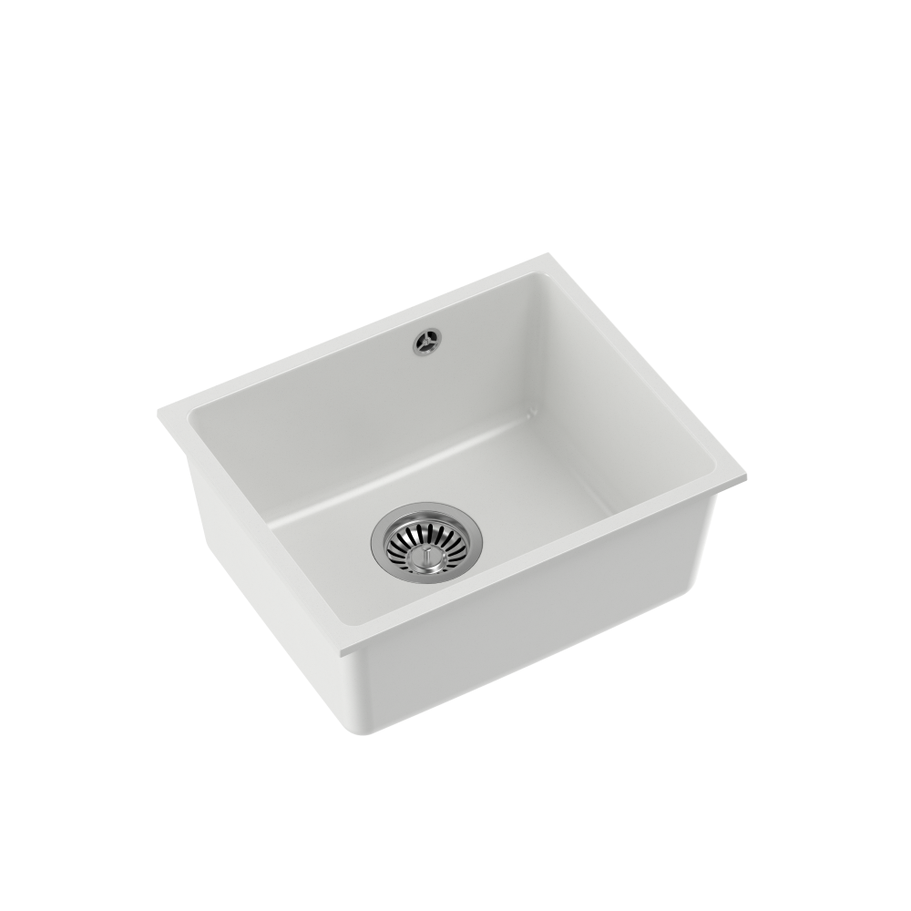 Quadron Alec 40 White GraniteQ undermount kitchen sink