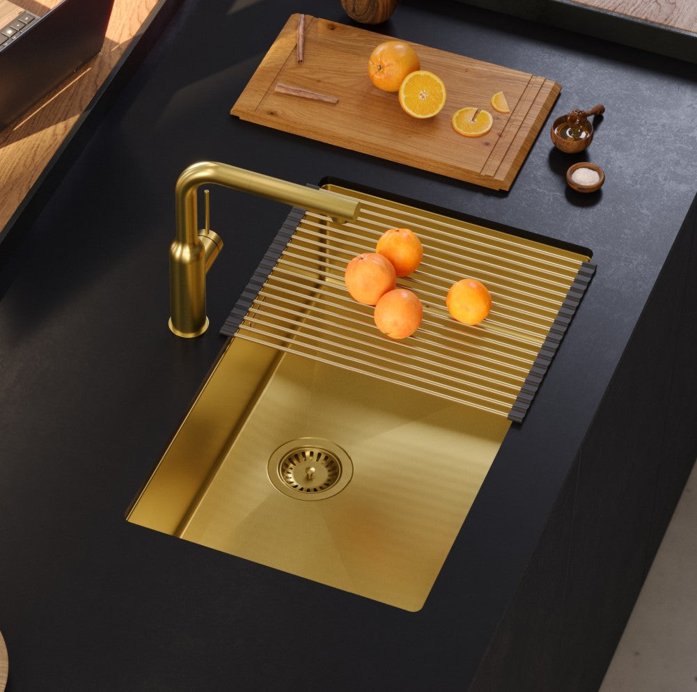 Quadron Anthony 80 Gold, PVD Nano kitchen sink