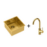 Quadron Anthony 50 Gold, PVD Nano kitchen sink