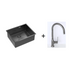 Quadron Anthony 60 Graphite, PVD Nano kitchen sink