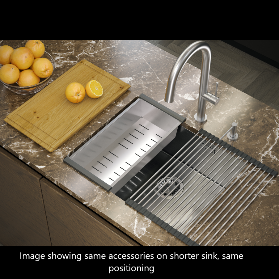 Quadron Anthony 80 kitchen workstation, undermount or topmount