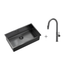 Quadron Anthony 80 Graphite, PVD Nano kitchen sink
