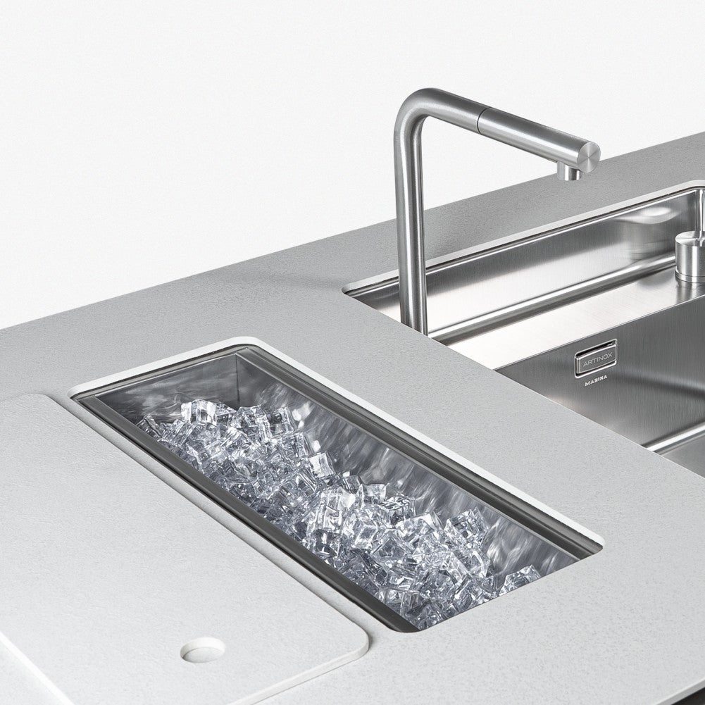 Artinox Radius Marina 18, outdoor kitchen sink