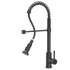 Quadron Alice flexible tap with spray & water stop function, Matte Black
