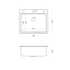 Quadron Burt 100 kitchen workstation, inset
