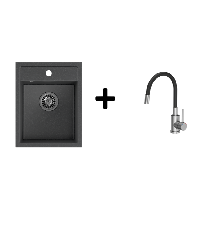 Quadron Johnny 110 Black Dotted sink