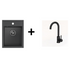 Quadron Johnny 110 Black Dotted sink