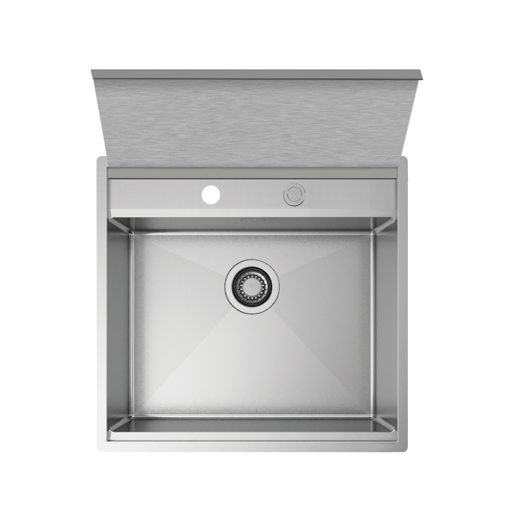 Artinox Startac Marina 55, outdoor kitchen sink with cover
