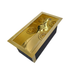 Olif Crudo 18 Virgin Brass kitchen sink, undermount or topmount