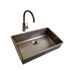 Olif Crudo 65 Cladded Patinated Brass Kitchen Sink