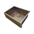 Olif Crudo 60 Belfast Patinated Brass kitchen sink, single