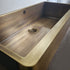 Olif Crudo 99 Belfast Patinated Brass kitchen sink, single