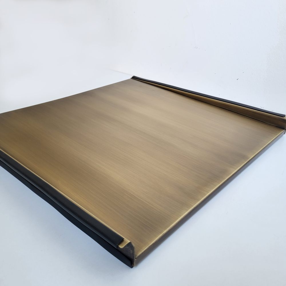 Crudo Mobile Drainer/ Cover 400 Patinated Brass