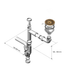 Crudo Single Plumbing Kit with BS Waste & WITHOUT Overflow Patinated Brass
