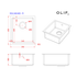Olif Crudo Rondo 34 Patinated Brass kitchen sink, undermount or topmount