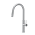 Quadron Darcy Brushed Steel pull-out kitchen tap, with spray