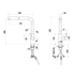 Artinox Arion Outdoor Pull-out kitchen tap