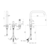 Artinox Hidros Outdoor kitchen tap with pull out Hand-spray
